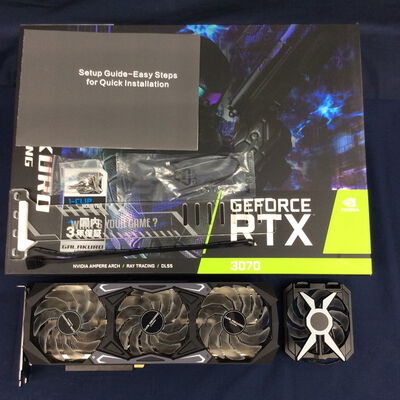 【川崎店】中古  玄人志向 GG-RTX3070-E8GB/TP (RTX3070 8G) 143905 
