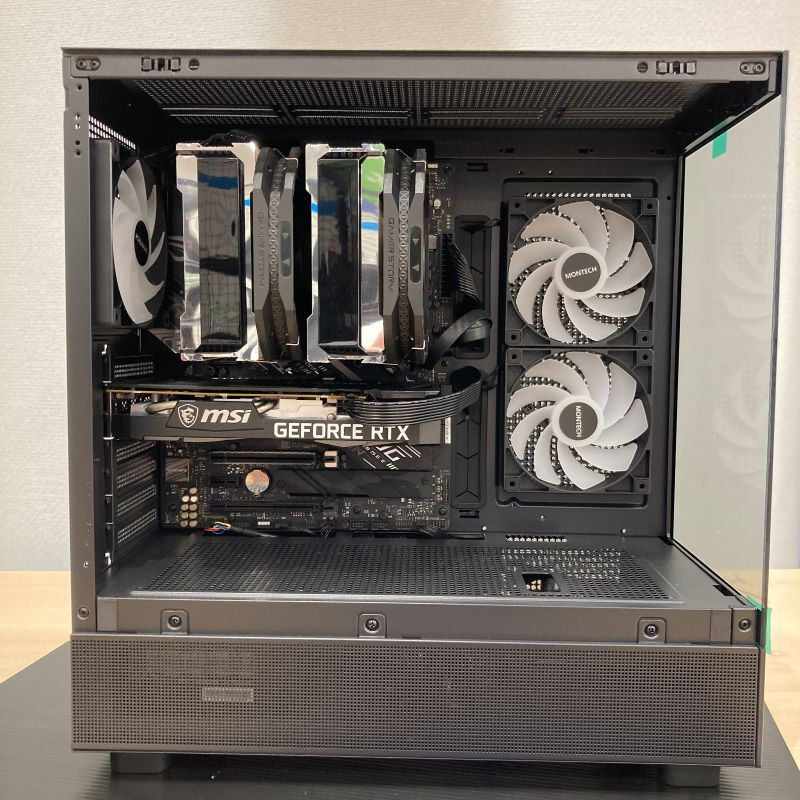 中古 自作PC(Corei7-10700F/32GB/SSD250GB/なし/RTX3060 12GB