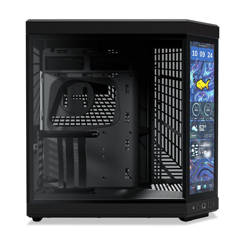 HYTE Y70 Touch Infinite Black (E-ATX ガラス ブラック) ｜ パソコン
