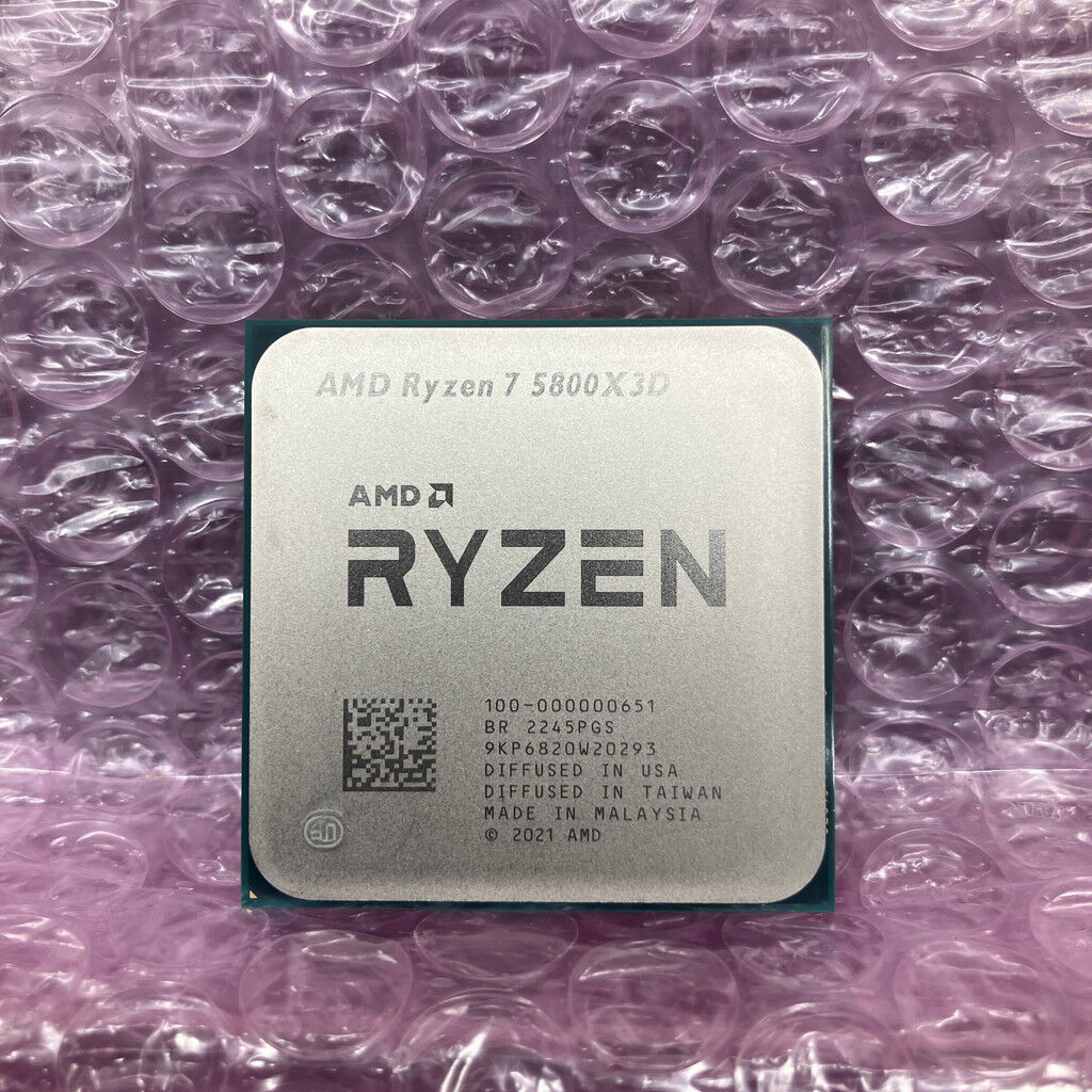 中古 AMD Ryzen 7 5800X3D (AM4/3.4/100M/C8/T16/105W） 150181