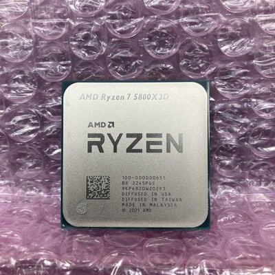 【富士青葉店】中古  AMD Ryzen 7 5800X3D (AM4/3.4/100M/C8/T16/105W） 150181 