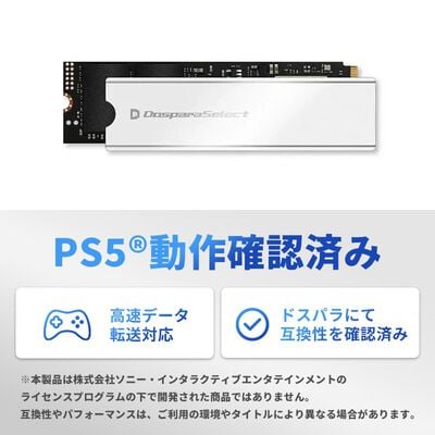 ドスパラセレクト  PG5-010TA1-MC (M.2 2280 Gen5 1TB) 