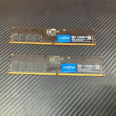 【富士青葉店】中古  16GB 2枚組(合計32GB) PC5-38400/DDR5-4800 デスクトップ用 190889 