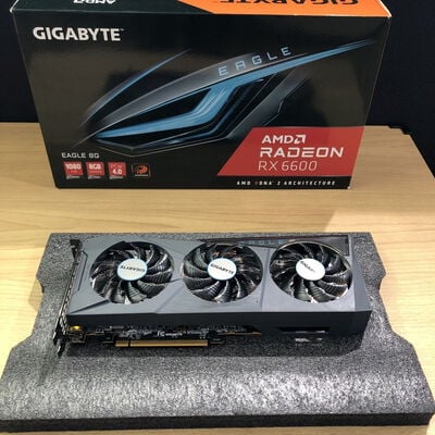 【甲府飯田店】中古  GIGABYTE Radeon RX 6600 (EAGLE 8G GV-R66EAGLE-8GD) 4720001605 