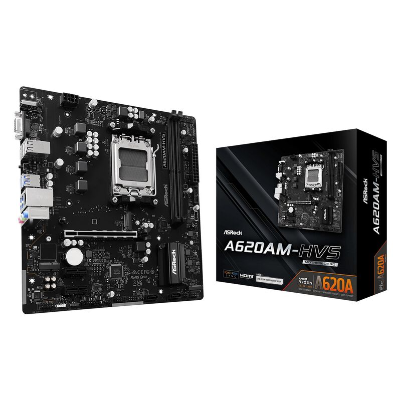 ASRock A620AM-HVS (A620A AM5 MicroATX) ｜ パソコン通販のドスパラ