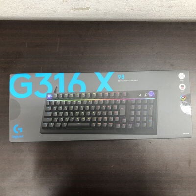 【福山ココローズ店】中古  Logicool G316X-98-LNBK (有線 ｹﾞｰﾐﾝｸﾞｷｰﾎﾞｰﾄﾞ) 5090001352 