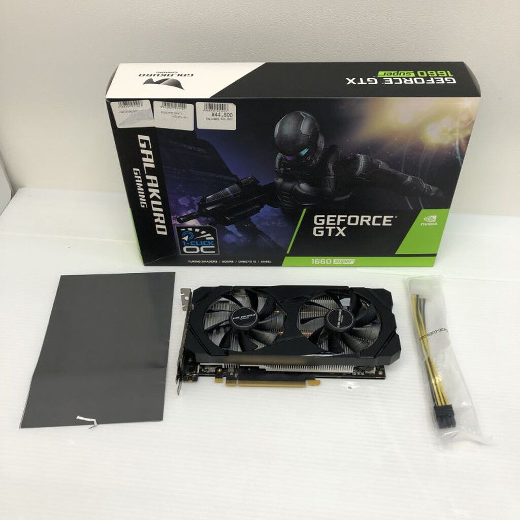 ☆GALAKURO GAMING GEFORCE GTX1660 Super 1 Click OC PCI-E 6GB GDDR6