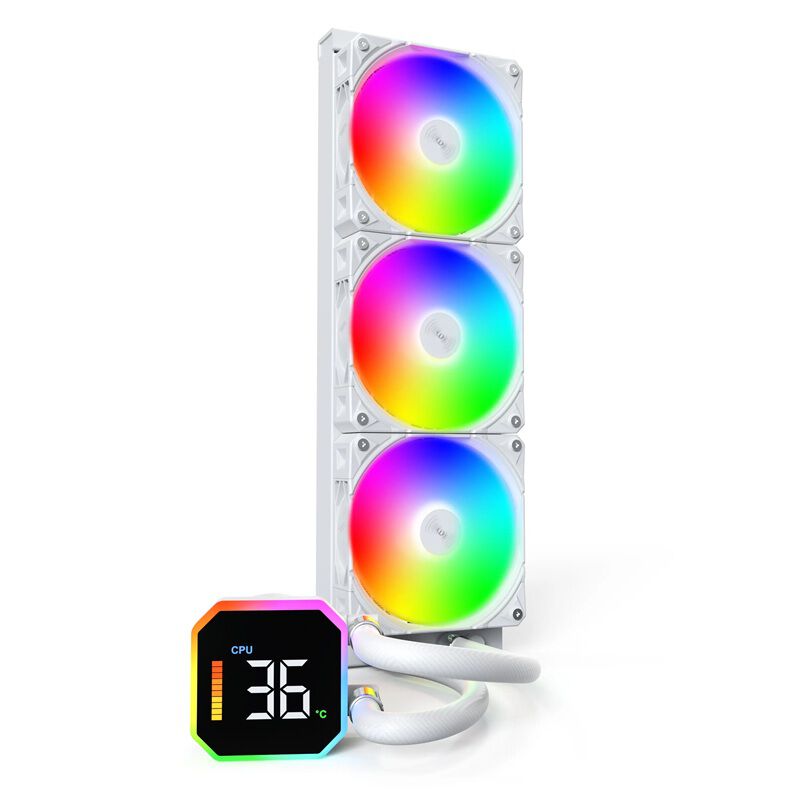 MONTECH HyperFlow Digital 360 White ｜ パソコン通販のドスパラ【公式】