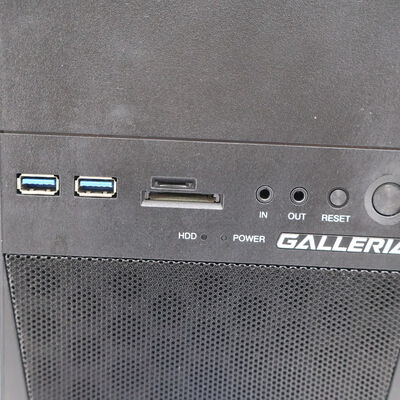 【通販センター】中古  THIRDWAVE GALLERIA KTM(Intel Core i5 8500/16GB DDR4 (PC4)/SSD2TB/DVDマルチ/NVIDIA GeForce GTX 1060 6GB/W11H64 MAR) 201477 