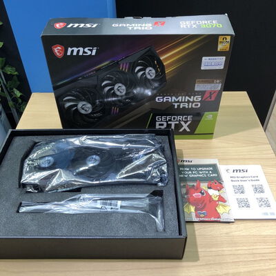 【甲府飯田店】中古  MSI GeForce RTX 3070 GAMING X TRIO (RTX3070 8G) 143901 