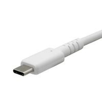 オウルテック  USB PD 60W対応 やわらかくて断線に強い USB Type-C to USB Type-Cケーブル OWL-CBKCCS12-WH 1.2m ホワイト 