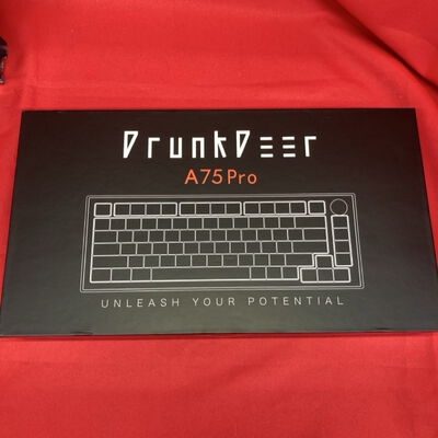 【千葉店】中古  ＤＲＵＮＫＤＥＥＲ　ゲーミングキーボード A75 Pro [US配列] ブラック/オレンジ A75P-B0P05 ［有線 /USB］ 3250006760 
