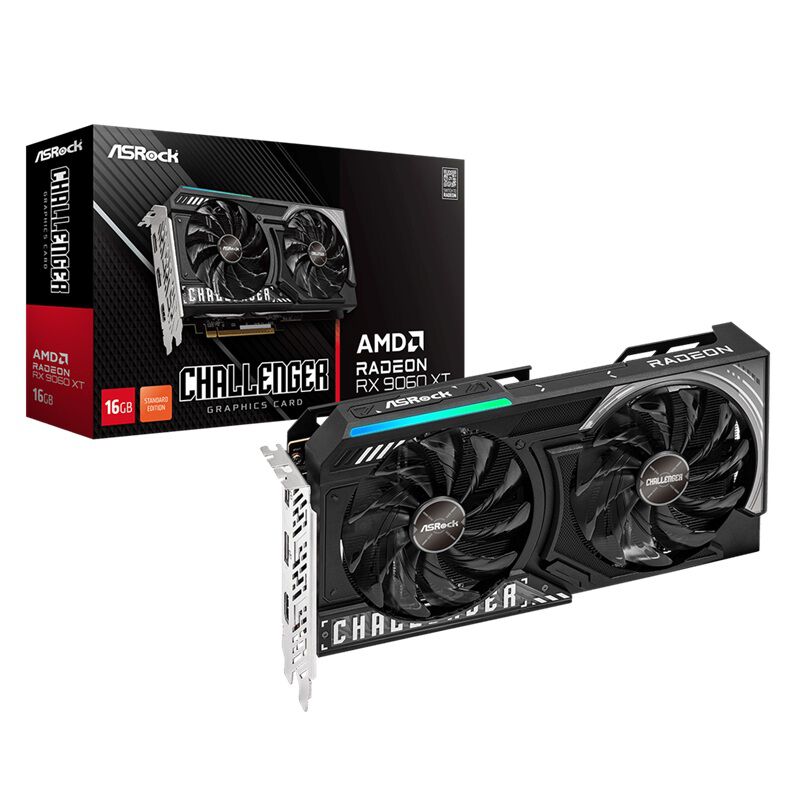 ASRock AMD Radeon RX 9060 XT Challenger 16GB (RX9060XT CL 16G