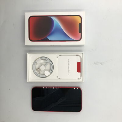 【水戸赤塚店】中古  【docomo版SIMフリー】Apple iPhone14 6.1インチ 256GB (PRODUCT)RED MPWG3J/A 154891 