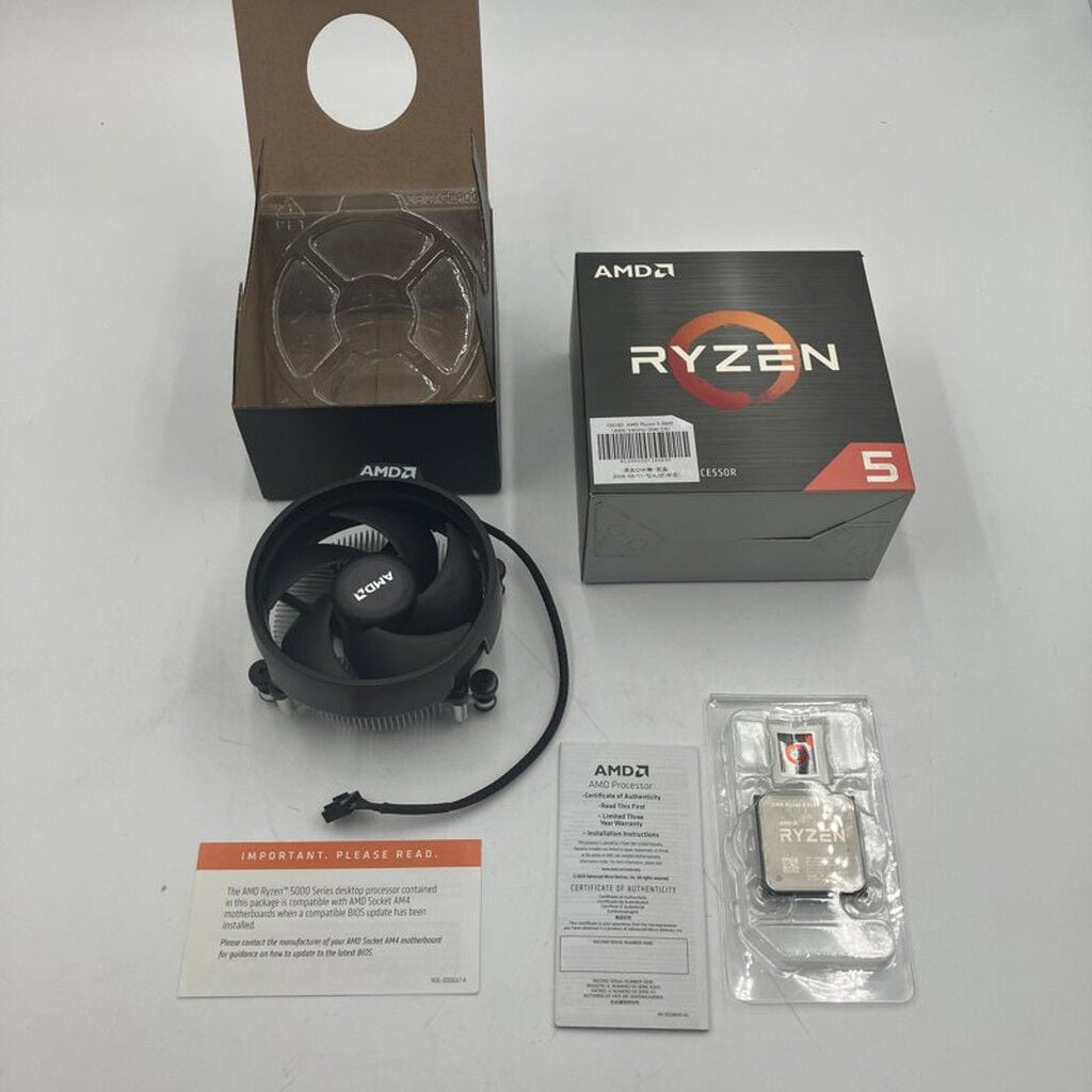 中古 AMD Ryzen 5 5600 (AM4/3.6GHz/35M/C6/T12/65W) 150183 （389327