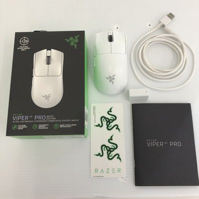 【徳島住吉店】中古  RAZER VIPER V3 PRO-WHITE EDITION- 5230000626 