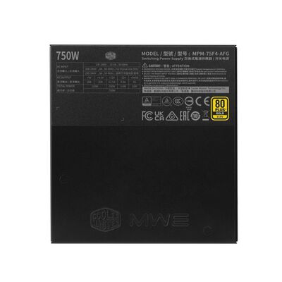 CoolerMaster  MWE Gold V4 750 FM BL W/JP cord MPM-75F4-AFG-C3B0CJP (ATX 750W ブラック) 