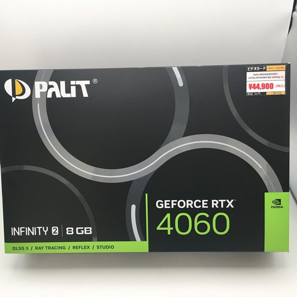 中古 Palit NE64060019P1-1070L(RTX4060 8G Infinity 2) 175580