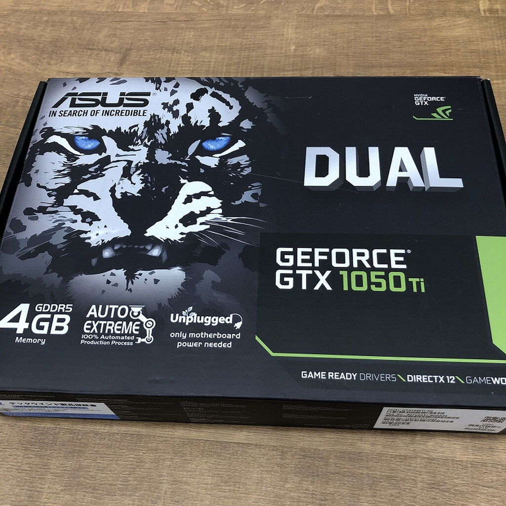 中古 ASUS DUAL-GTX1050TI-4G（GTX1050Ti 4GB） 3480036292