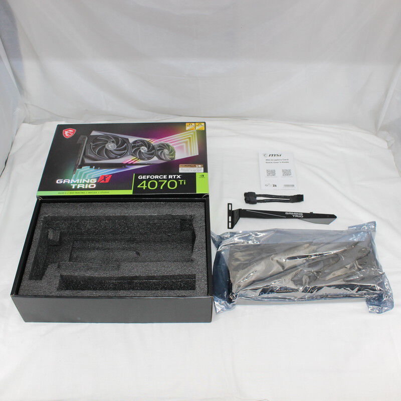 中古 MSI GeForce RTX 4070 Ti GAMING X TRIO 12G（RTX 4070 Ti