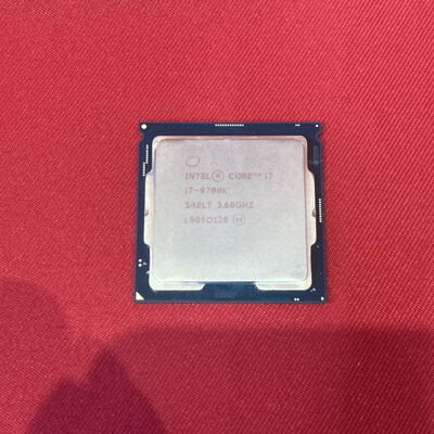 【千葉店】中古  INTEL Core i7 9700K (1151/3.60GHz/12M/C8/T8) 138481 
