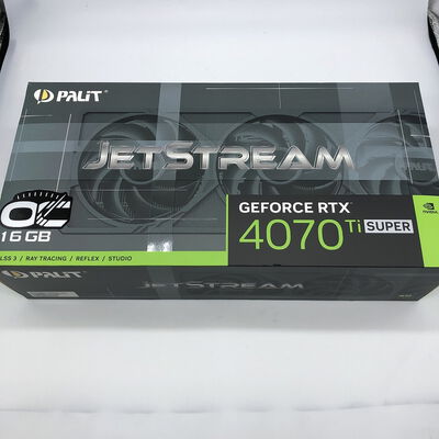 【宇都宮鶴田店】中古  Palit NED47TSS19T2-1043J JetStream OC (RTX4070Ti SUPER 16GB) 164254 