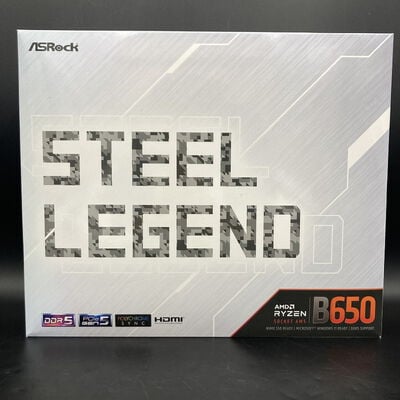 【熊本浜線店】中古  ASRock B650 Steel Legend WiFi (B650 AM5 ATX) 5370000821 
