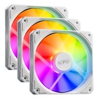 ADATA  VENTO R 120 ARGB PWM VENTOR120ARGBPWM3C-WHCWW (120mm ホワイト リバースファン 3個パック) 