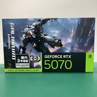 【神戸・三宮店】中古  玄人志向 GG-RTX5070-E12GB/OC/DF (RTX5070 12G) 176912 