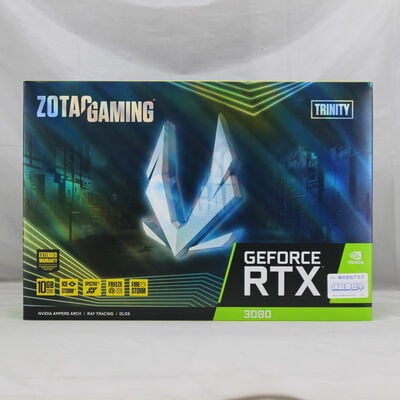 中古  ZOTAC GAMING GeForce RTX 3080 Trinity ZT-A30800D-10P（RTX 3080 10GB） 3480033305 