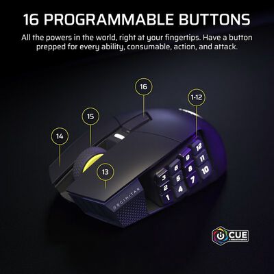 Corsair  SCIMITAR ELITE WIRELESS SE MMO CH-9314014-AP (ワイヤレス ゲーミングマウス ガンメタル) 