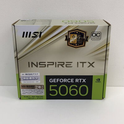 【津ラッツ店】中古  MSI GeForce RTX 5060 8G INSPIRE ITX OC 188975 