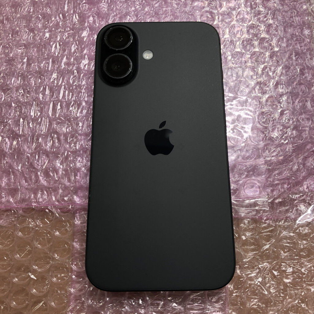 中古 【SoftBank版SIMフリー】Apple iPhone16 128GB ブラック MYDQ3J/A