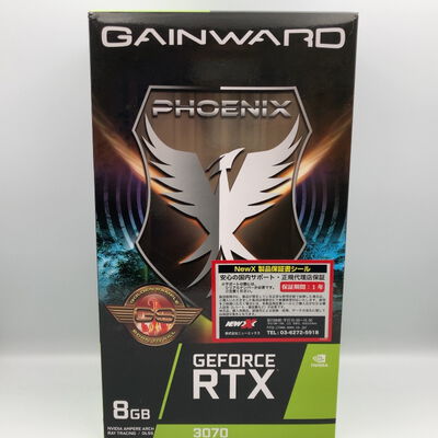 【甲府飯田店】中古  GAINWARD GeForce RTX3070 PHOENIX GS 8G(RTX3070 8GB) 4720003252 