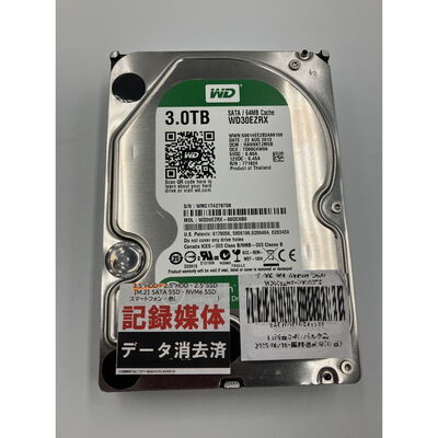 【座間相武台】中古  Western Digital WD30EZRX-00DC0B0(SATA3 3TB) 4510001964 