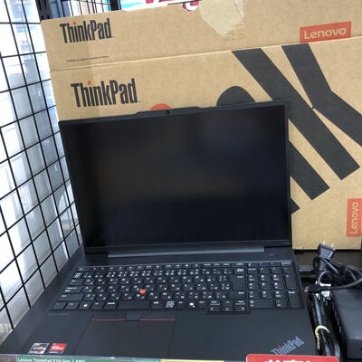 【姫路店】中古  Lenovo ThinkPad E16 Gen 2 AMD (AMD Ryzen5 7535U 2.9GHz/16GB/SSD256GB/-/オンボード/16/1920x1200/Wi-Fi/WEBCAM/W11P64) 176149 