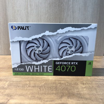 【姫路店】中古  Palit NED4070019K9-1047L(RTX4070 WHITE 12G) 4740000954 