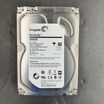 【大須店】中古  各社 3.5インチ HDD 3TB SATA （デスクトップ用） 121851 