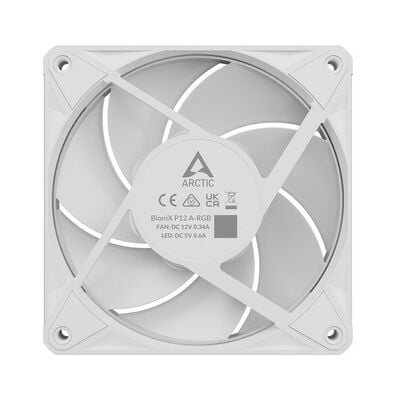 ARCTIC  BioniX P12 A-RGB White ACFAN00336A (120mm ARGB ホワイト) 