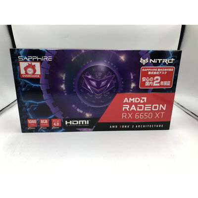 【水戸赤塚店】中古  SAPPHIRE NITRO+ Radeon RX 6650 XT GAMING OC 8GB GDDR6(RX 6650XT 8GB) 4680003430 