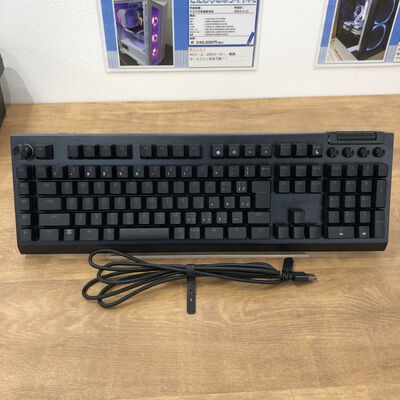 【宮崎恒久店】中古  Razer BlackWidowV4 Pro JP GRN(RZ03-04681400-R3J1) 190655 