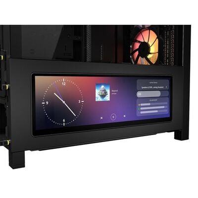 Corsair  FRAME 4000D LCD RS ARGB Premium Black CC-9011326-WW  (E-ATX ガラス ブラック) 