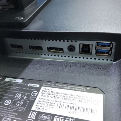 【甲府飯田店】中古  ViewsonicXG2431(23.8&rdquo;W2H1DP1msIPS240Hz) 175095 