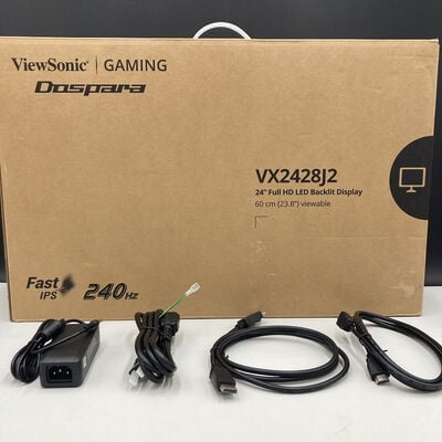 【熊本浜線店】中古  Viewsonic VX2428J2-7 (23.8"W 2H1DP IPS 240Hz) 5370000589 