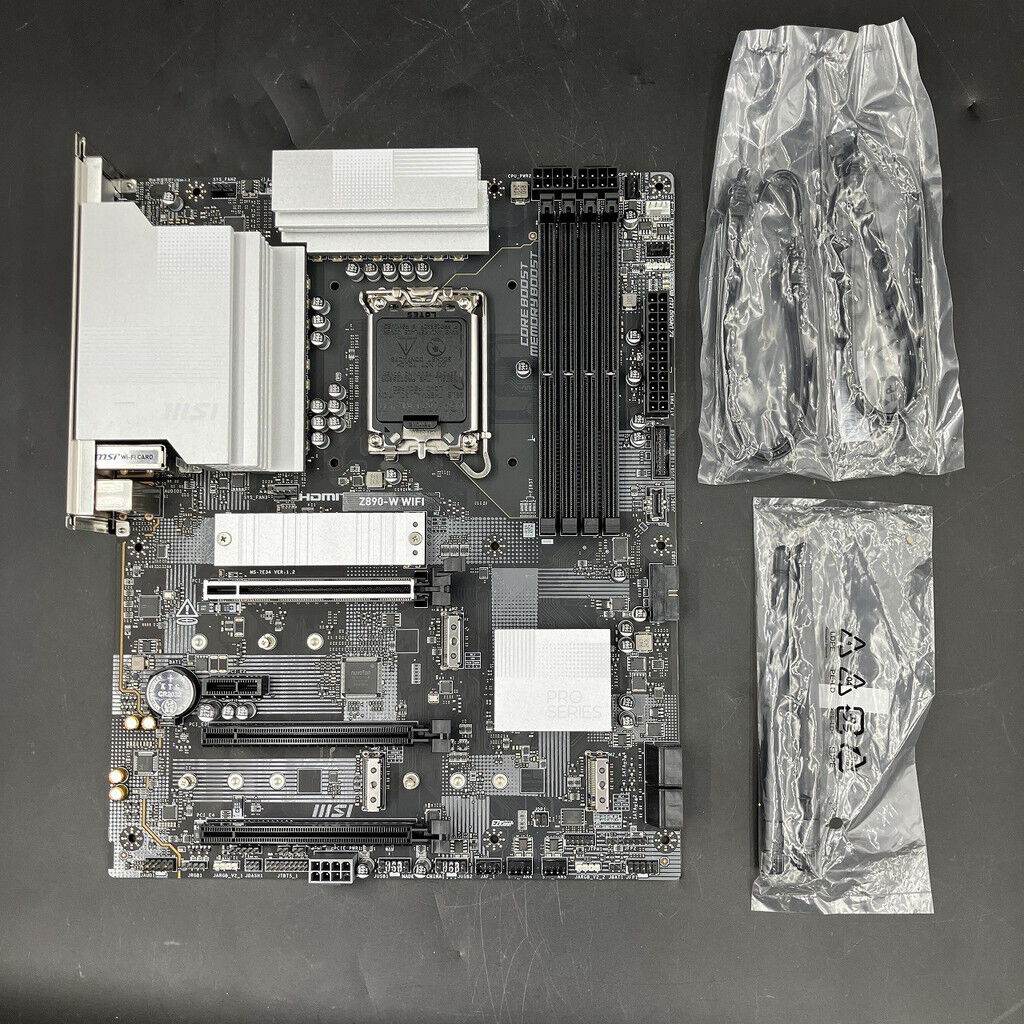 中古 MSI Z890-W WIFI (Z890 1851 DDR5 ATX) 1460027031 （303162