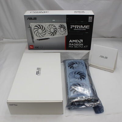 【通販センター】中古  ASUS PRIME-RX9070XT-O16G-WHITE (RX9070XT 16GB) 188989 