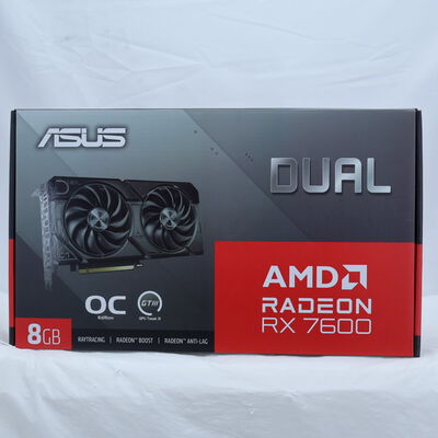 【通販センター】中古  ASUS DUAL-RX7600-O8G-EVO（RX7600 8GB） 3480042840 