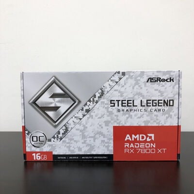 【長野稲里店】中古  ASRock RX7800XT SL 16GO RX7800XT Steel Legend OC (RX7800XT 16GB) 162734 
