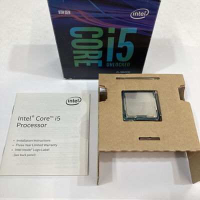 【神戸・三宮店】中古  INTEL Core i5-9600K (1151/3.70GHz/9M/C6/T6) 138480 