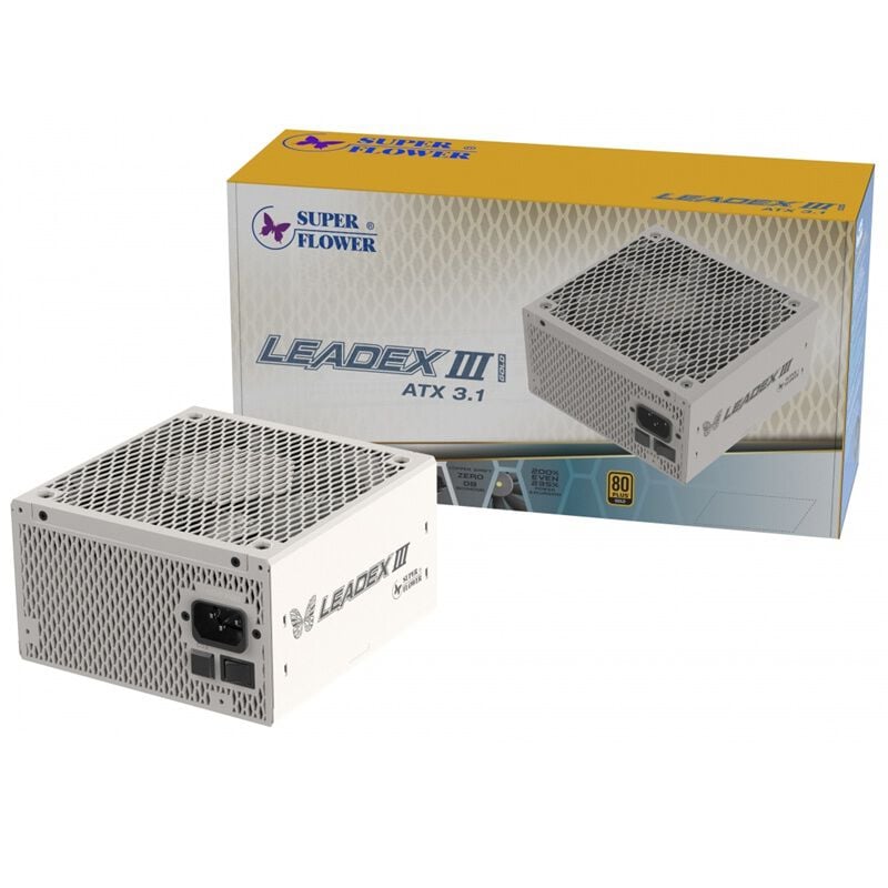 電源ユニット SUPER FLOWER LEADEX III GOLD 1000W SUPER FLOWER LEADEX III GOLD 1000W ATX 3.1 WT (1000W) ｜ パソコン